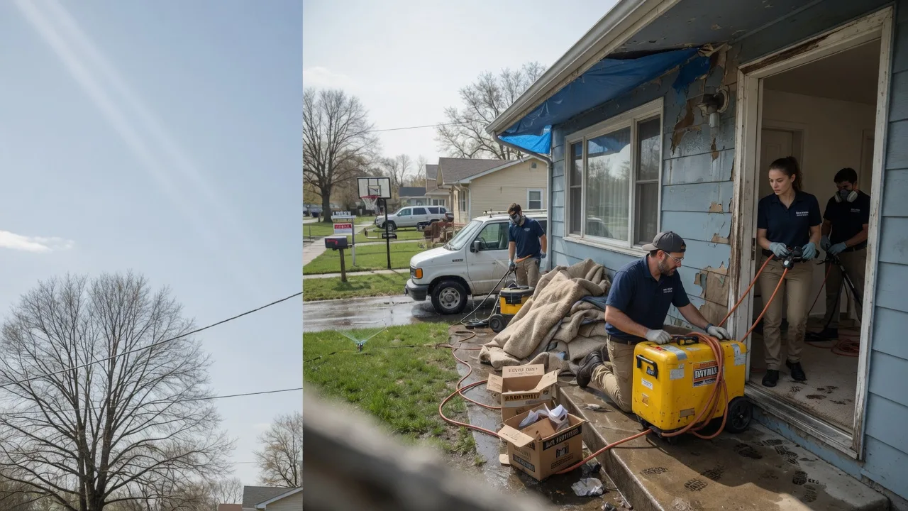 Basement Flood Cleanup in Viola, KS near me